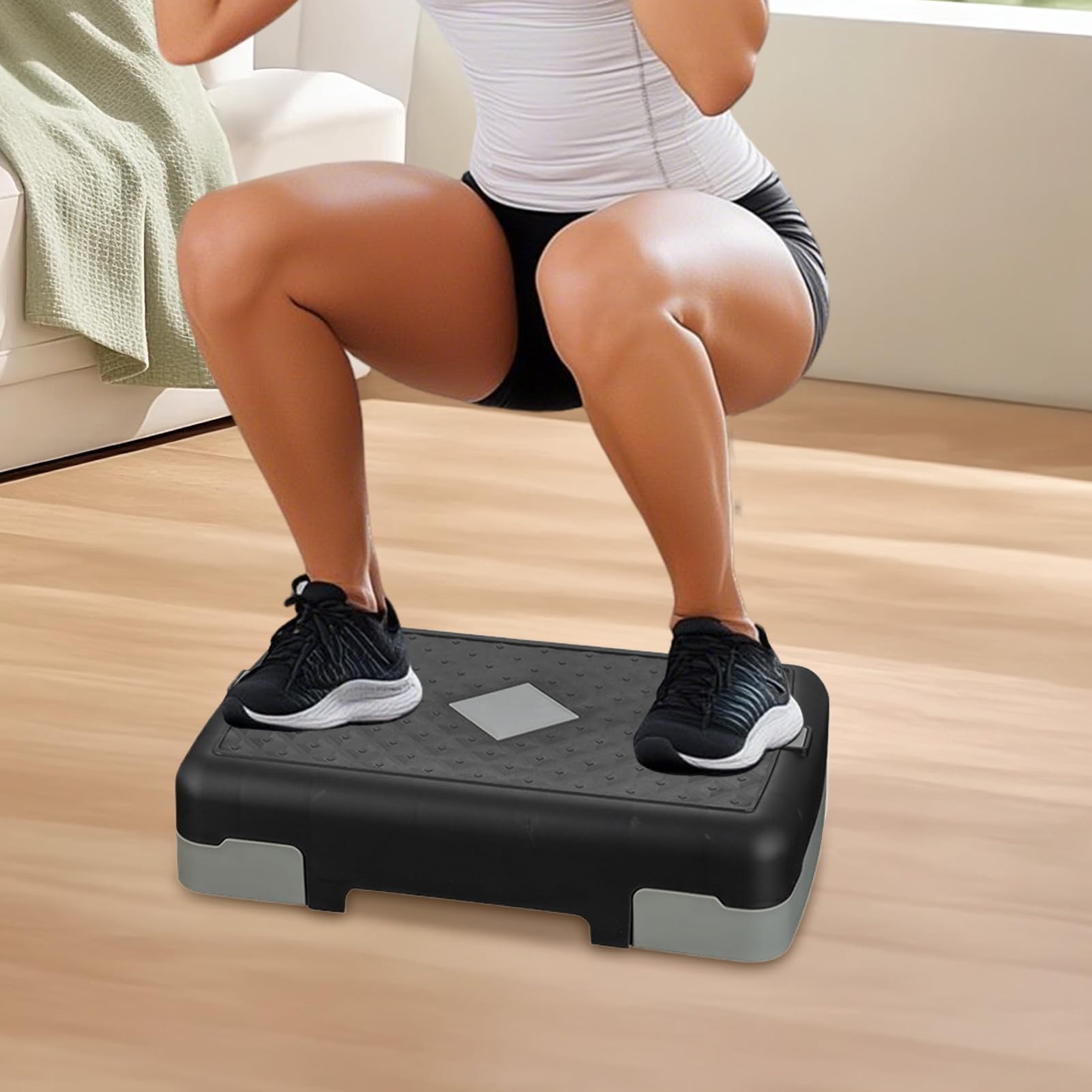 Step De Fitness | Marchepied D'Entraînement Pratique Pour Exercices De Jambes - Polyvalent Antidérapant Pour Sport Intérieur Extérieur Maison