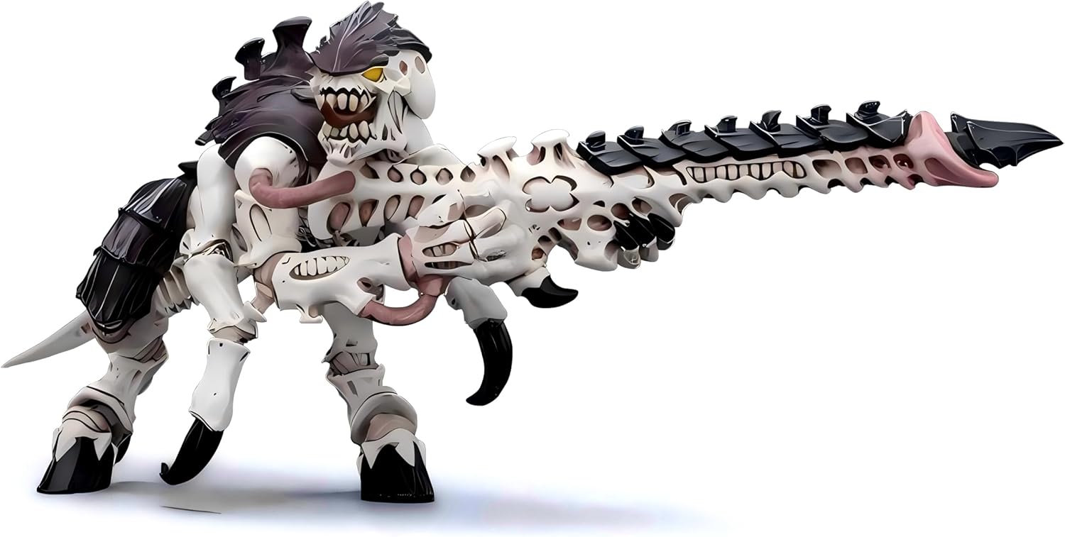 JOYTOY Warhammer 40K Tyranids Hive Fleet Leviathan Termagant with Spike Rifle 1/18 Scale Action Figure, Detailed Sci-Fi Creature Model, Articulated Figurine for Collection & Gifts - JT00447