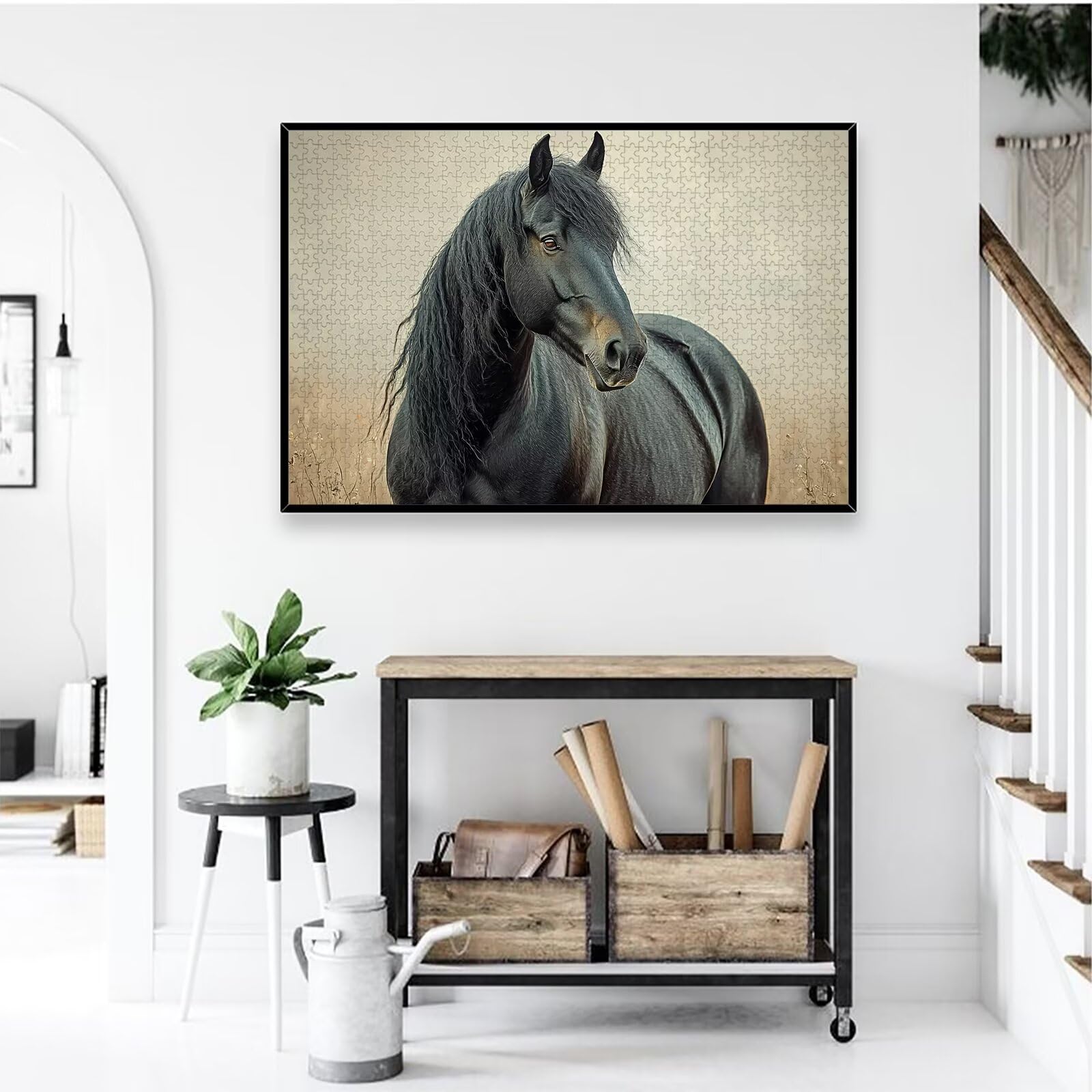 Puzzle Cheval 4000 Pièces Adultes, Puzzle 4000 Pièces pour Adultes et Enfants à Partir de 14 Ans, Animal Puzzles Bois de Qualité Supérieure avec Une Boîte d'emballage Exquise, Cadeau Femme, -3187