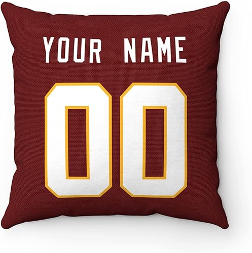 Miniatura 175 de ANTKING 2 paquetes de almohadas personalizadas con cualquier nombre y número para hombres, mujeres y niños Para Cincinnati