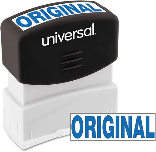 Universal UNV10060 Sello de mensaje original preentintado - Tinta azul
