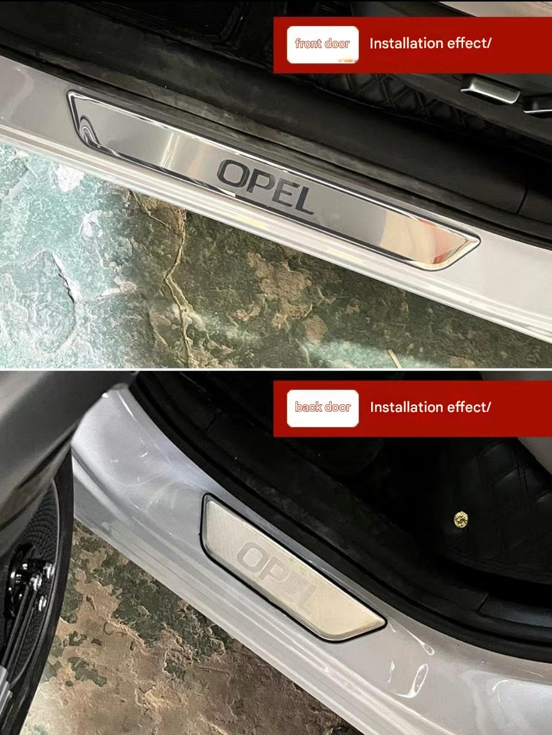 4x Einstiegsleisten Karbonfaser Für Opel Zafira Tourer C (2011–2020) – Kratzschutz Für Türschweller, Inkl. Klebepad