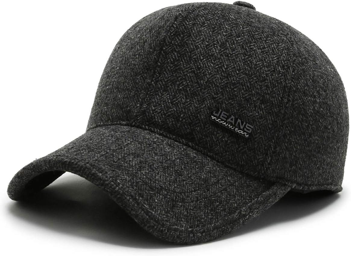 MRACSIY Heren Baseball Cap wintermuts 5761cm (Zwart 17) Amazon.nl