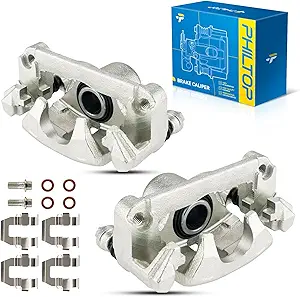 PHILTOP Rear Disc Brake Caliper Assembly Pair (18-B4644 & 18-B4645) for Chevrolet Impala