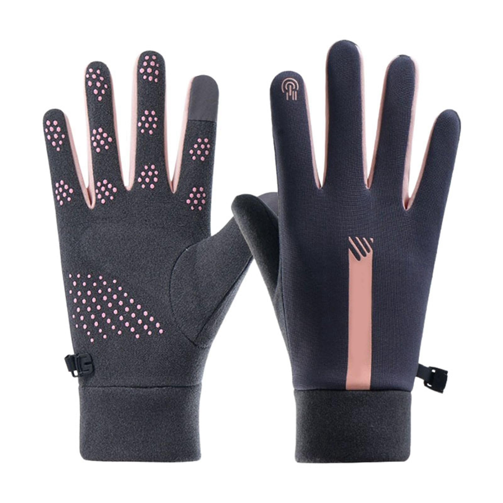 Lightweight Winter Gloves for Men Women Touchscreen Thermal Glove Non-Slip Elastic Cuff Gloves Warm Running Glove