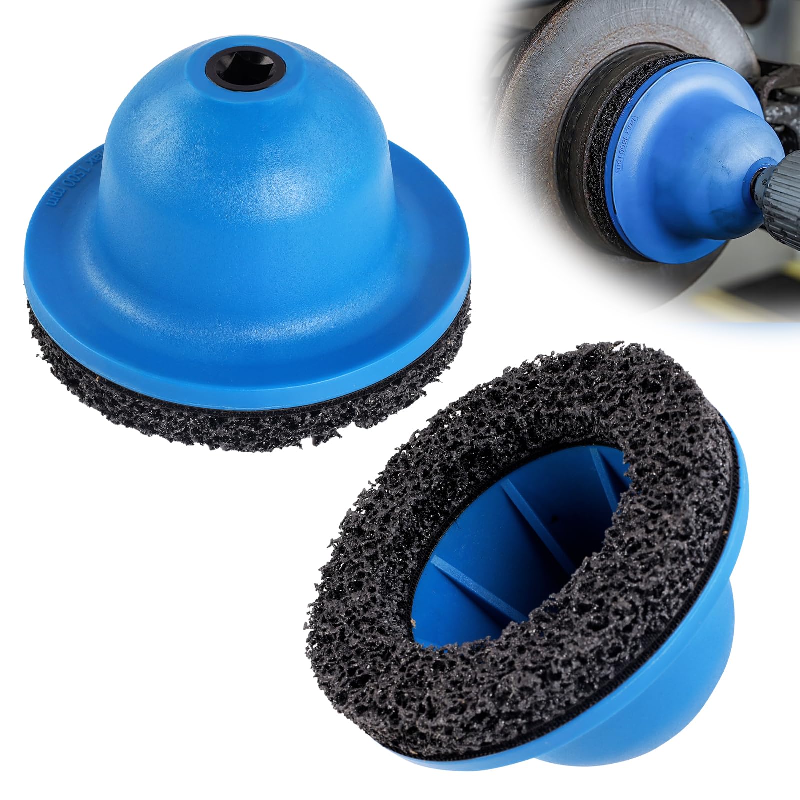 Ponceuse De Moyeu De Roue: Nettoyant De Moyeu De Roue IntéRieur ø 90 Mm ExtéRieur ø 150 - Grinoir Du Moyeu De Roue Pour 1/2 Changement De Pneu, Nettoyage De Jante Et éLimination De La Rouille
