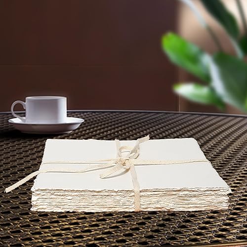 Miniatura 6 de 40 hojas de papel de acuarela de 8 x 6 pulgadas, papel de borde cubierto de 7.76 ozm, papel de acuarela hecho a granel, postales de acuarela para