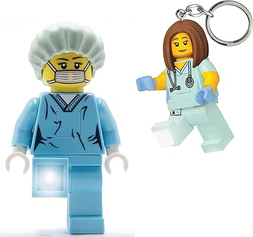 Lego Iconic - Llavero de enfermera y linterna de cirujano