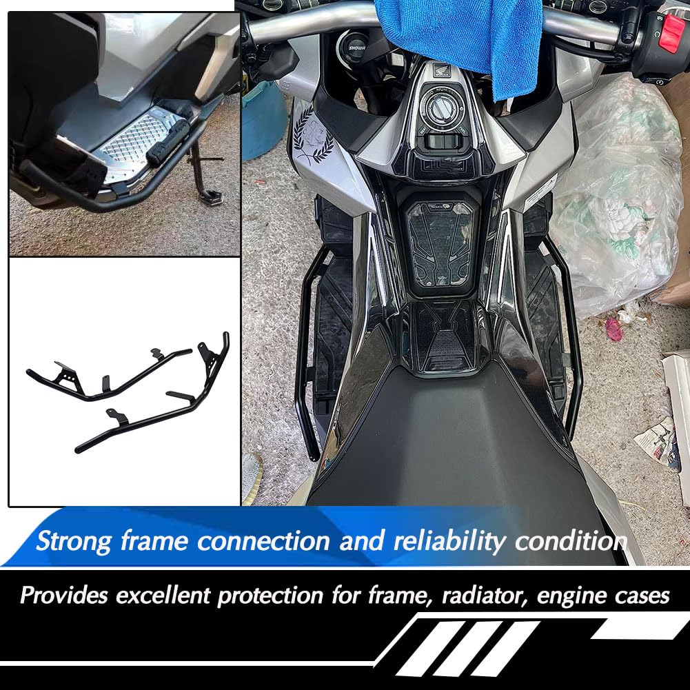Paramotore crash bars ADV 350 paracolpi barre laterali paramotore crash bar per HO&N&DA ADV 350 ADV-350 2022 2023 2024 Motocicletta zubehör