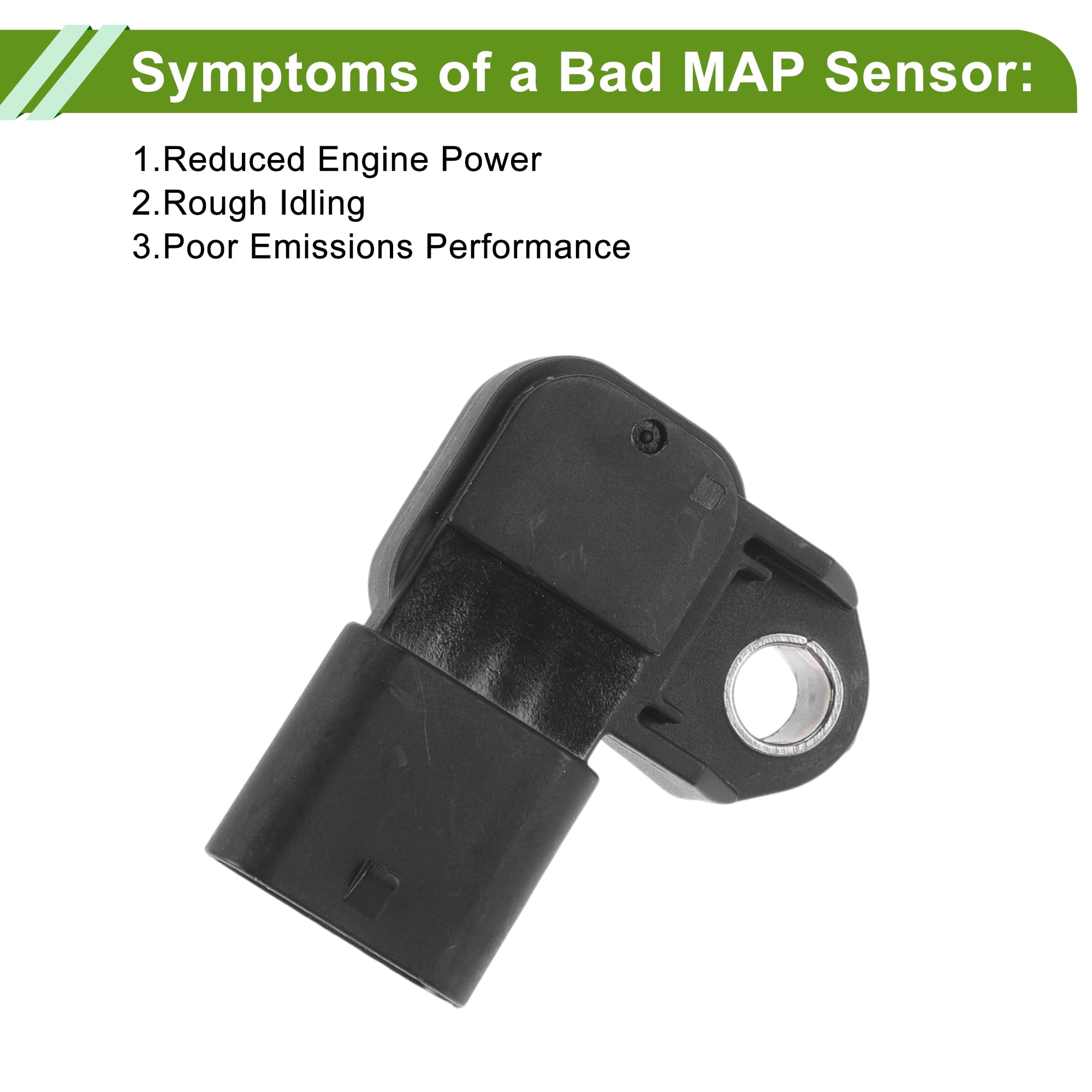Sensore di pressione assoluta MAP per Vauxhall Cascada 13-19 Opel Astra K 1.2 Turbo 2019 55493483 0828000580 12713907