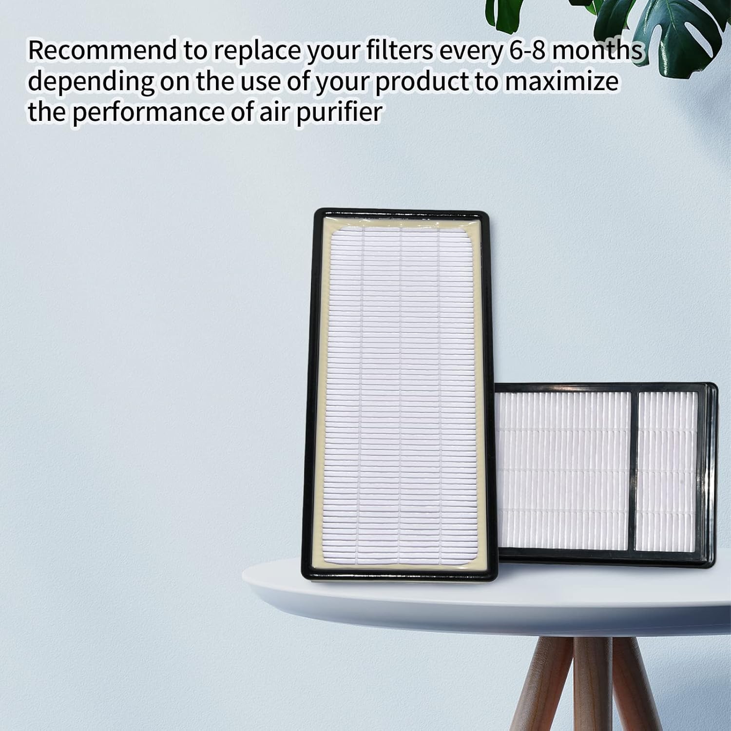 Eagles 4Packs Replacement HEPA Filter compatible with Honeywell Air Purifier HRF-H2 H Type, Fit for Model HPA050, HPA150, HPA060, HPA160,HHT055 and HHT155