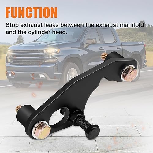 Miniatura 16 de Kit de reparación de perno colector de escape delantero del conductor/pasajero compatible con camiones y SUV GM 1999 y más nuevos con motor de 4.8L