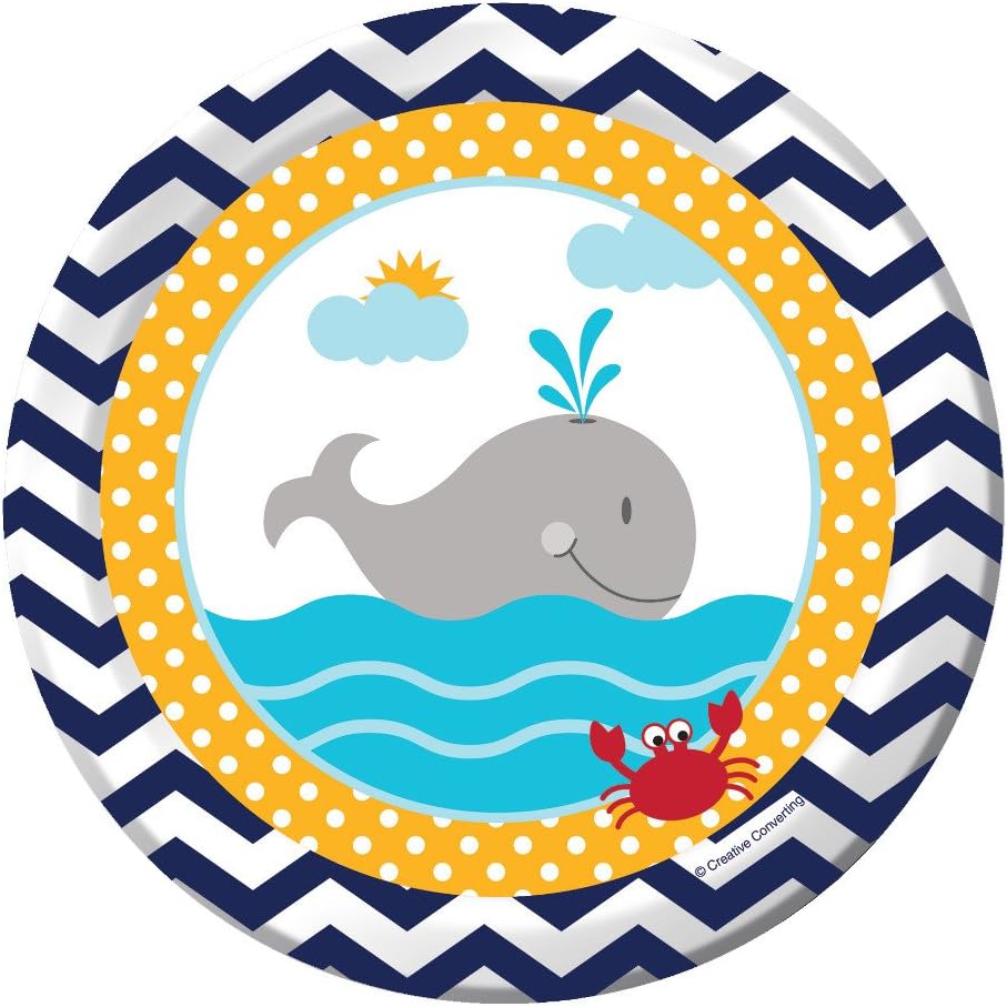 Creative Converting Paper Plates, Luncheon, Ahoy Matey