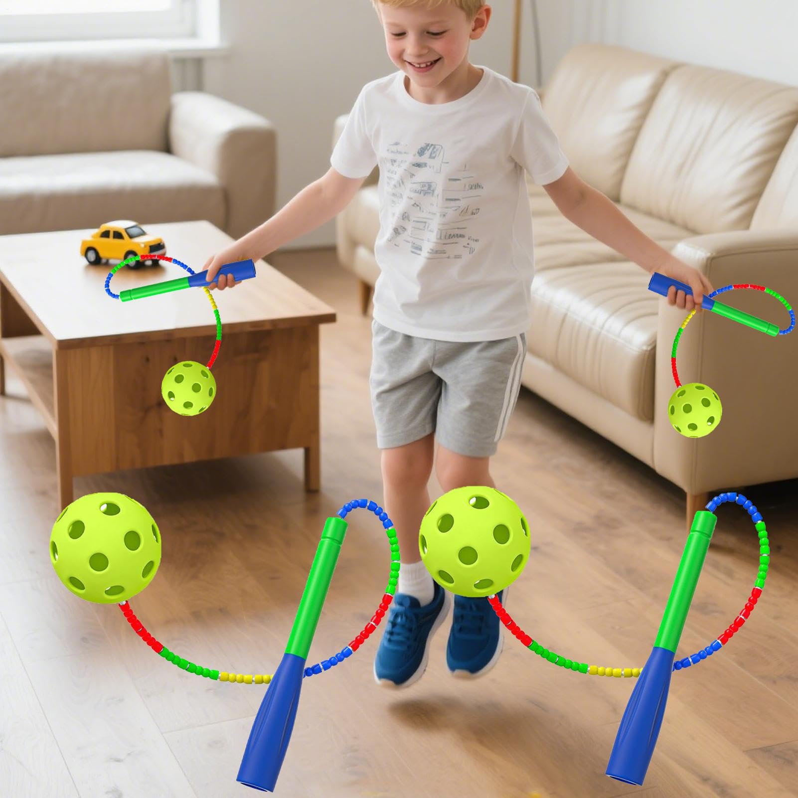 Corda per Saltare Corda Per Saltare Con Palla Senza Filo | Attrezzatura Per Fitness Casa Sport Bambini Uomini Esterno Allenamento