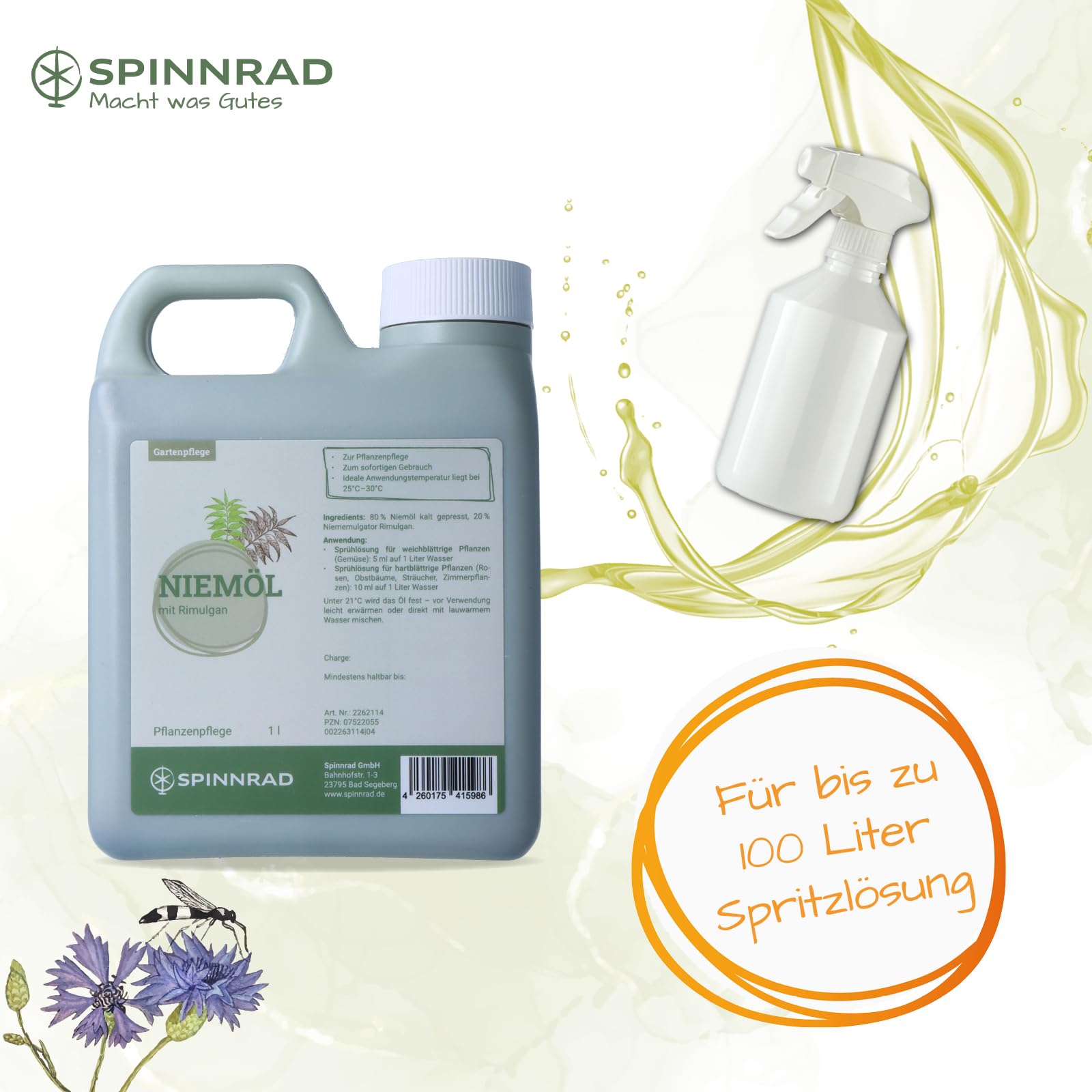 Niemöl und Emulgator Flüssig 1000 ml