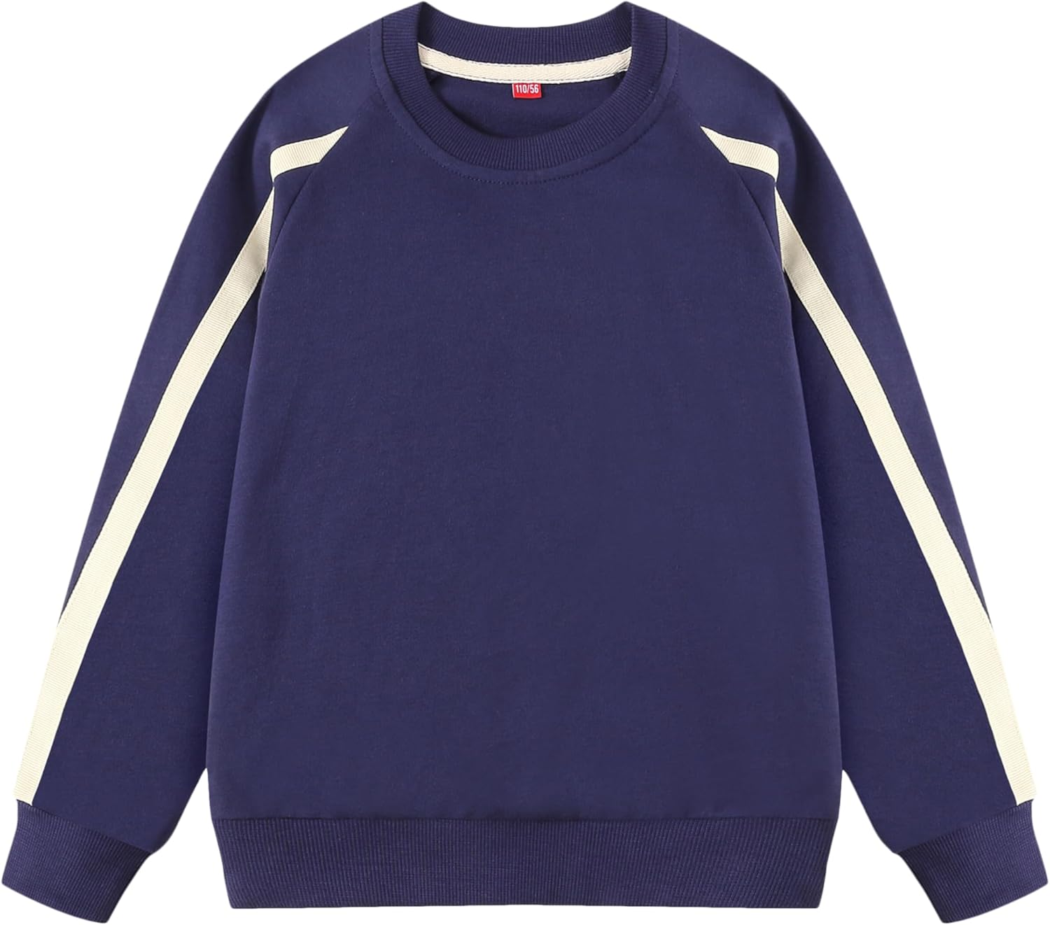 GFQLONG 3 Pack Toddler Boy Girl Cotton Crewneck Sweatshirt Kids Lightweight Long Sleeves with Stripe Fall Fashion Tops - Image 8