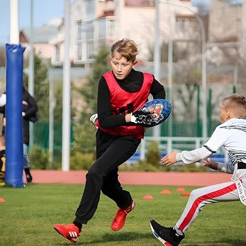 Youth Football Gloves Kids Silicone Grip Sports Receiver Gloves with Super Stick Ability for Enhanced Game Experience Training for Beginners Helix Black(XS/S), XS/S(5.5-6inch), fragments