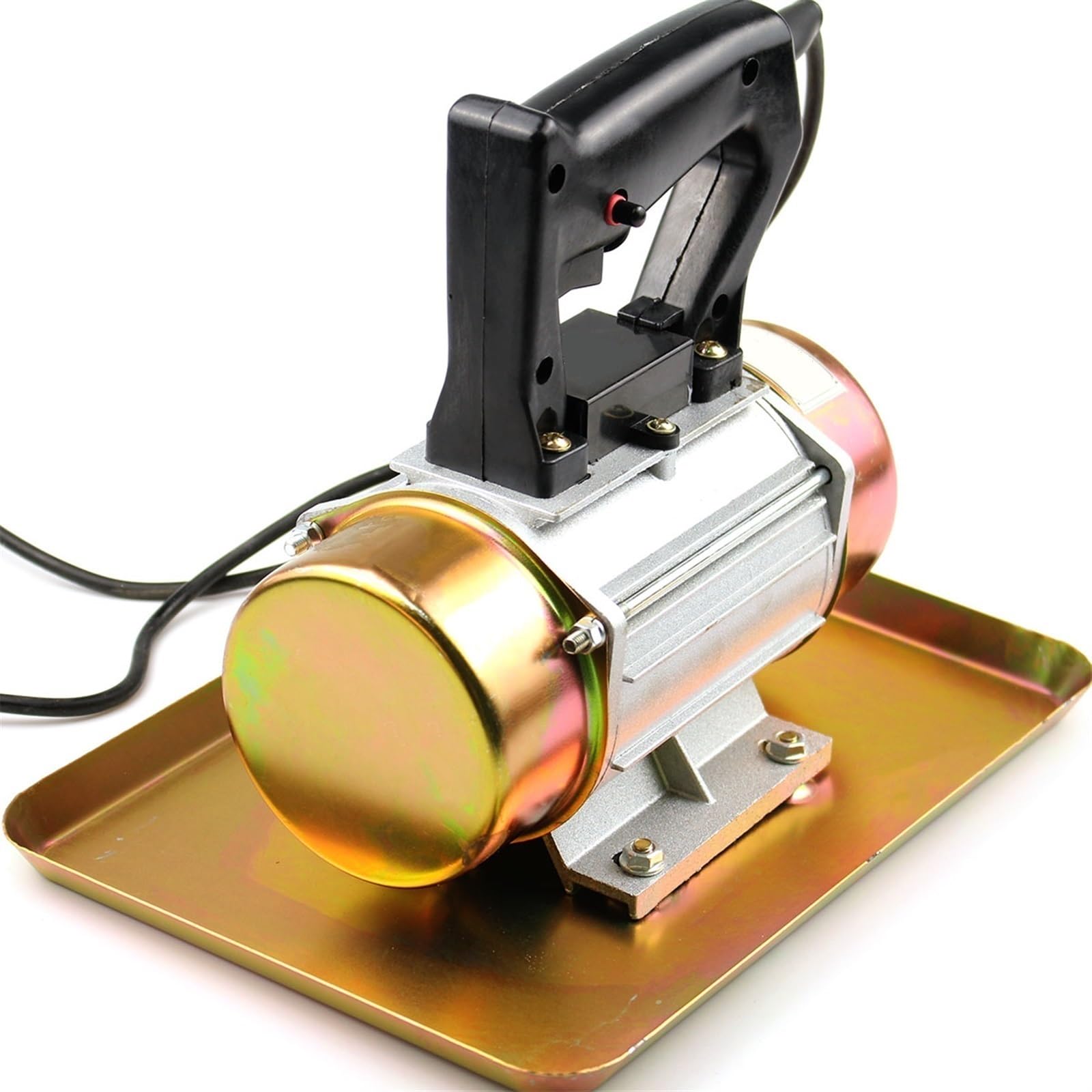 MáQuina Para Colocar Baldosas Motor Vibrador De Hormigón Eléctrico, 250W, 100kgf, 2840 RPM, Máquina Vibradora Con Movimiento Mesa Portátil, Herramienta Construcción Fuerte SuccióN