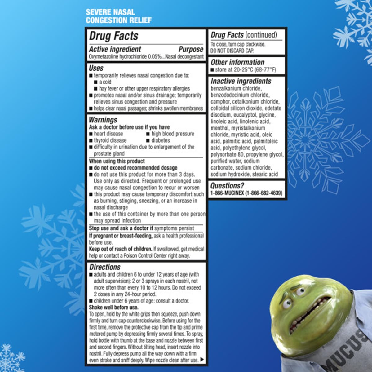Mucinex Sinus Max Clear & Cool Nasal Decongestant Spray, Cooling Menthol Flavor, 0.75 fl oz, Fast Acting Medicine That Lasts 12 Hours, Relieves Sinus Pressure and Nasal Congestion