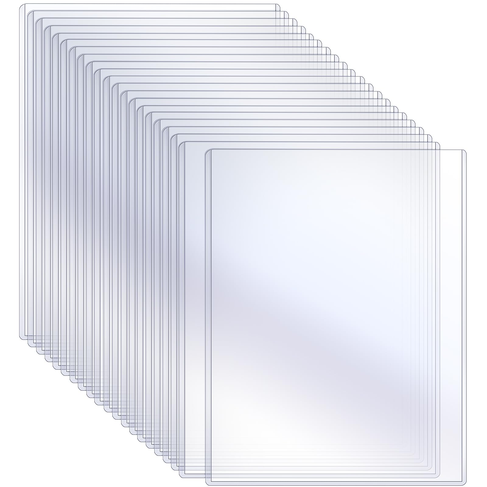 Sherr Rigid Print Protectors Fit 24 x 36 Inch Poster Paper, card sleeve Page Protectors Plastic Poster Sleeves PVC Clear Sheet Protectors Holder to Display Photo Document Magazine Certificate (20 Pcs)