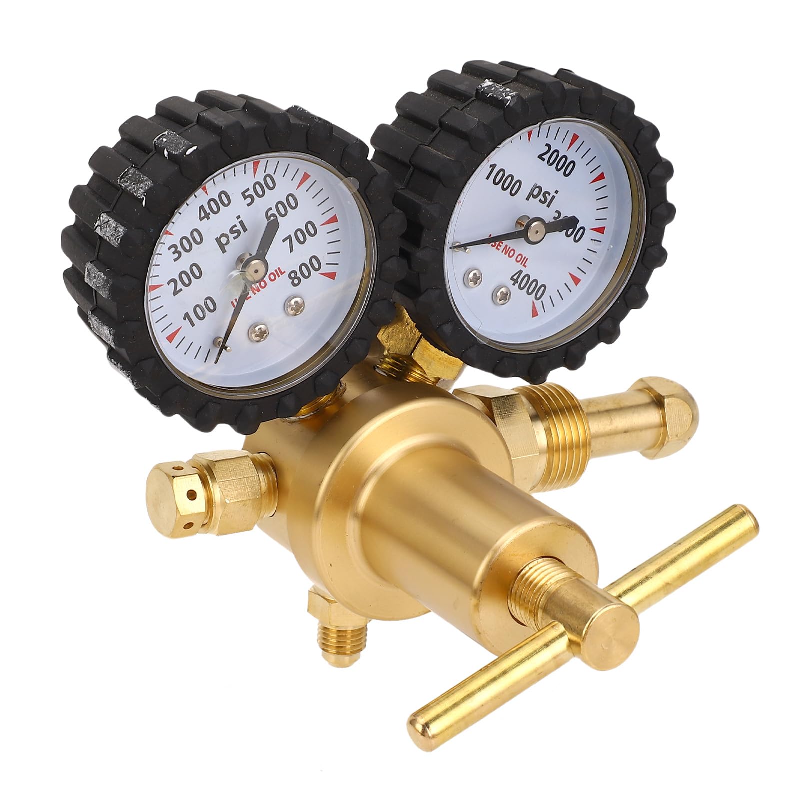 Zestaw Regulatora Azotu 0-800 Psi z Wężem Mosiężnym 60 Cali