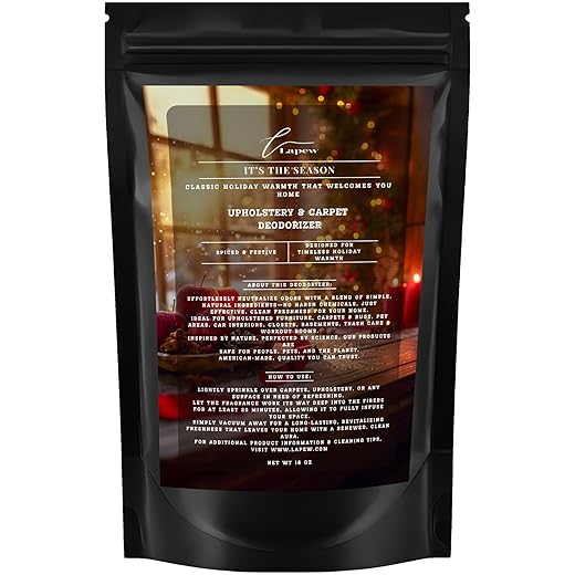It's The Season Carpet Freshener Powder 16 oz | Powerful Odor Eliminator for Home | Upholstery Deodorizer | Carpet Deodorizer | Cat Litter Box