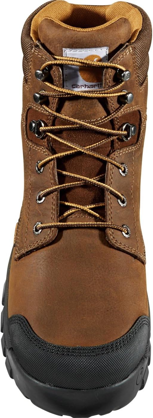Carhartt Men's Rugged Flex 6" Waterproof Met Guard Comp Toe Work Boot CMF6720, Brown, 11.5W - Image 5
