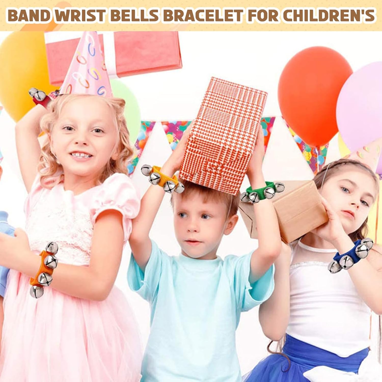 Band Wrist Bells 60 Pcs,Wrist Band Jingle Bells, Jingle Bells Instruments, Adjustable Musical Hand Bells Set, Musical Hand Bells Set Party Supplies Music Percussion Gifts,12 Colors