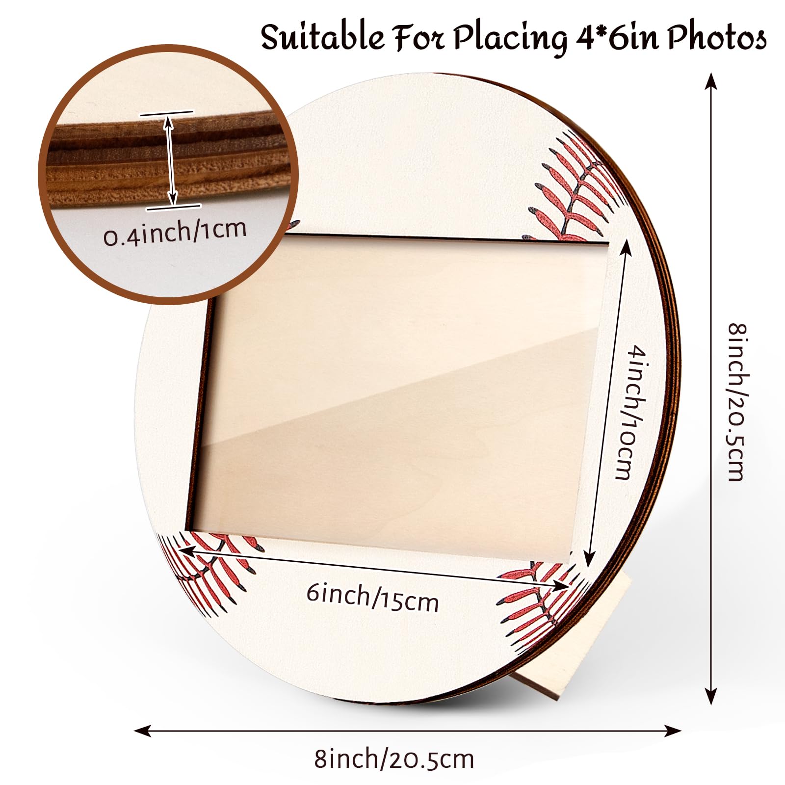 Amazon.co.jp: clothmile 野球写真フレーム 2個 4x6インチ スポーツ