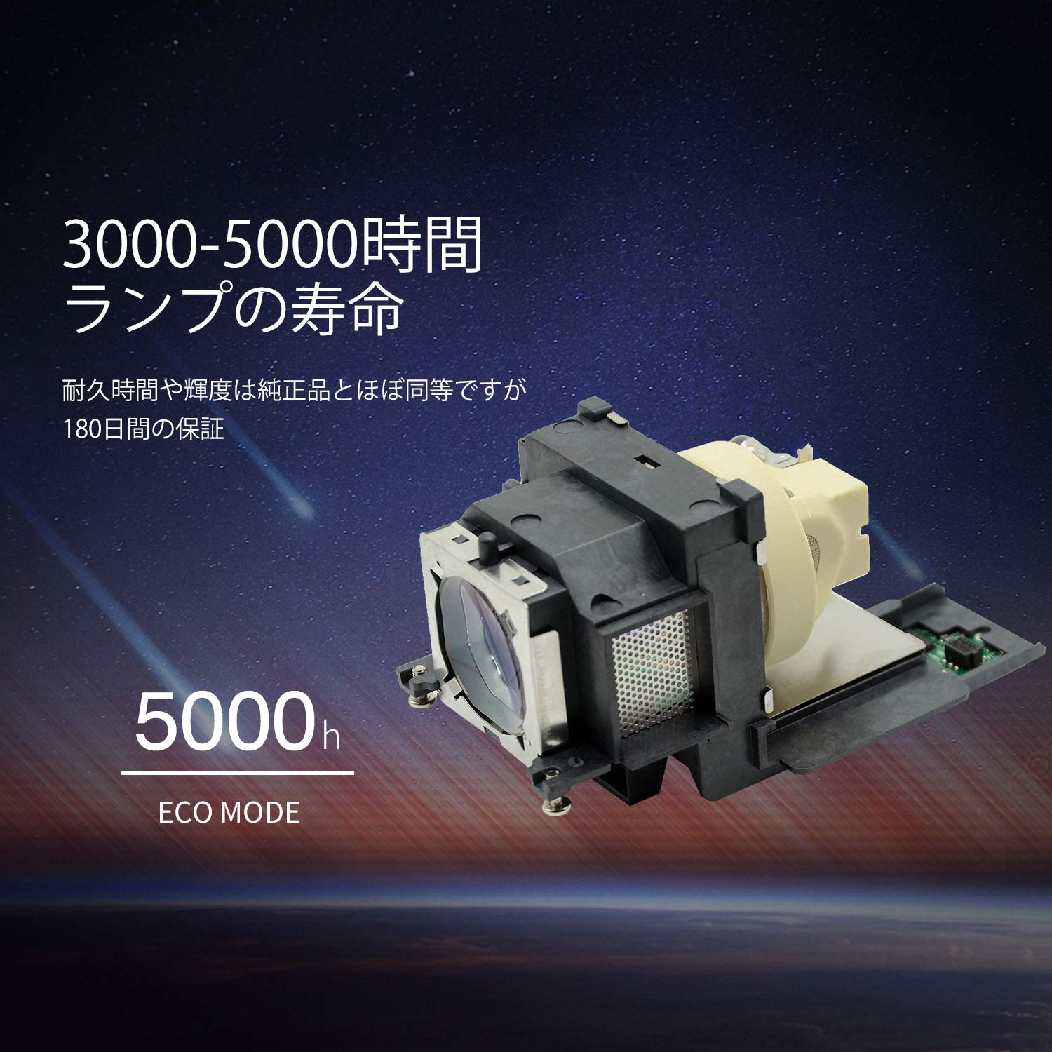 Amazon.co.jp: Allamp 交換用 プロジェクター ランプ ET-LAV100 適用