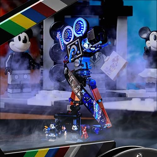 Miniatura 5 de BrickBling Luz LED compatible con cámara Lego 43230 Walt Tribute, kit de iluminación creativa compatible con cámara Lego, no incluye modelo