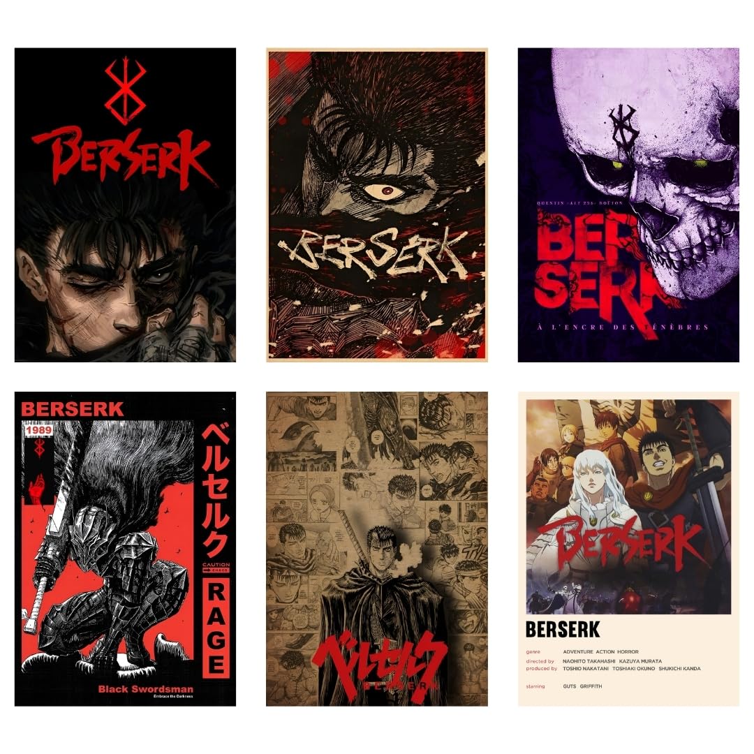 Seagull Store Berserk: The Black Swordsman Poster Collection
