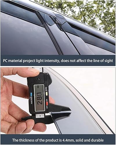 Miniatura 7 de Deflectores compatibles con Mazda2 Mazda 2 Demio 2013 2014 2015-2023 2022 2021 DJ DL, accesorios para ventana lateral de coche, protectores de cejas