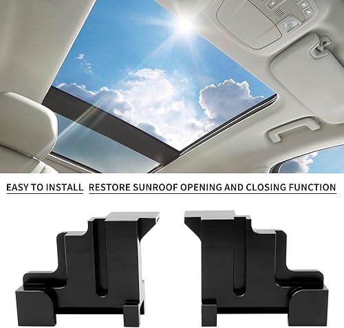 Miniatura 4 de Kit de reparación de riel de techo corredizo compatible con Ford Edge 2007-2014Lincoln MKX 2007-2015MKT 2010-2018, reemplaza 7T4Z78502C06A y B y