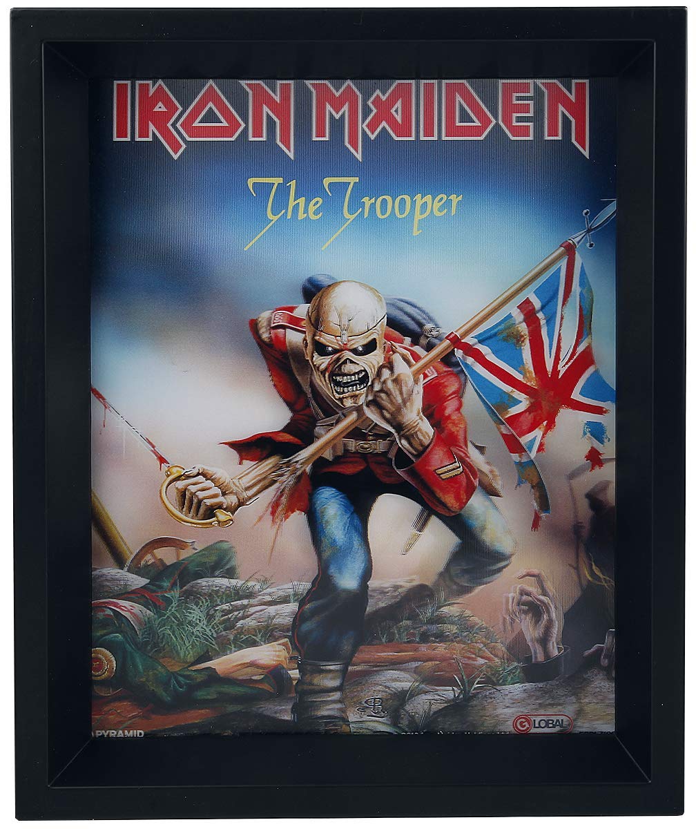 Amazon.co.jp: Iron Maiden The Trooper 3d Lenticular Poster, Multi