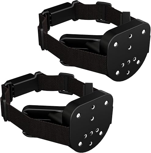 Paquete de 2 puertas retráctiles para puerta de bebé sin agujeros para puerta retráctil Miumoon para puerta retráctil, sin taladro, ajuste de pieza