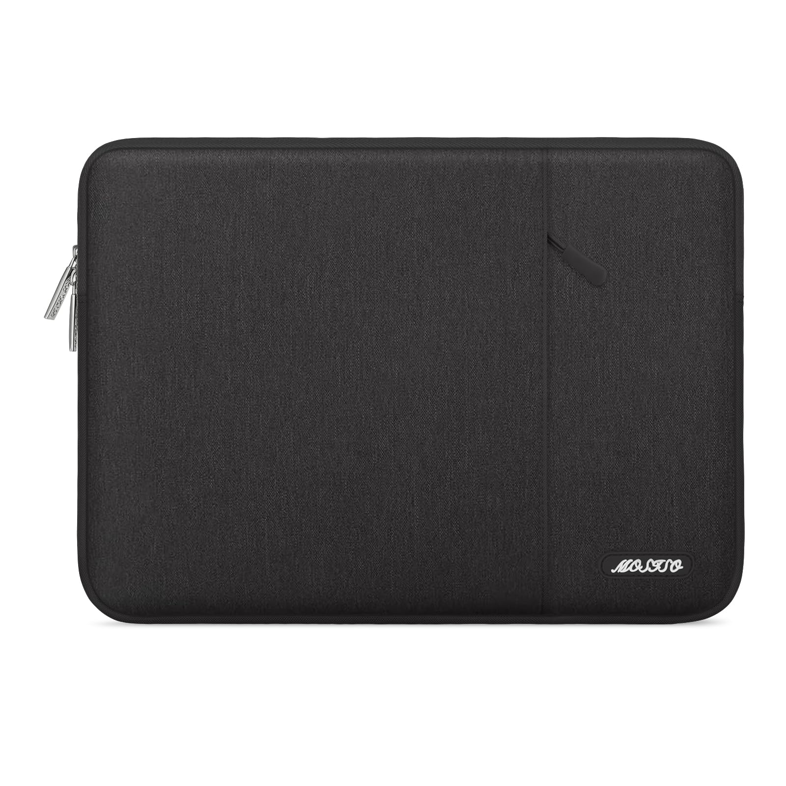 Laptop Case 13 inch, 13 inch Laptop Sleeve Compatible with MacBook Air M4 M3 M2 M1 2025-2018 / Pro M2 M1 2025-2016, Polyester Vertical Computer Sleeve Bag with Pocket, Black