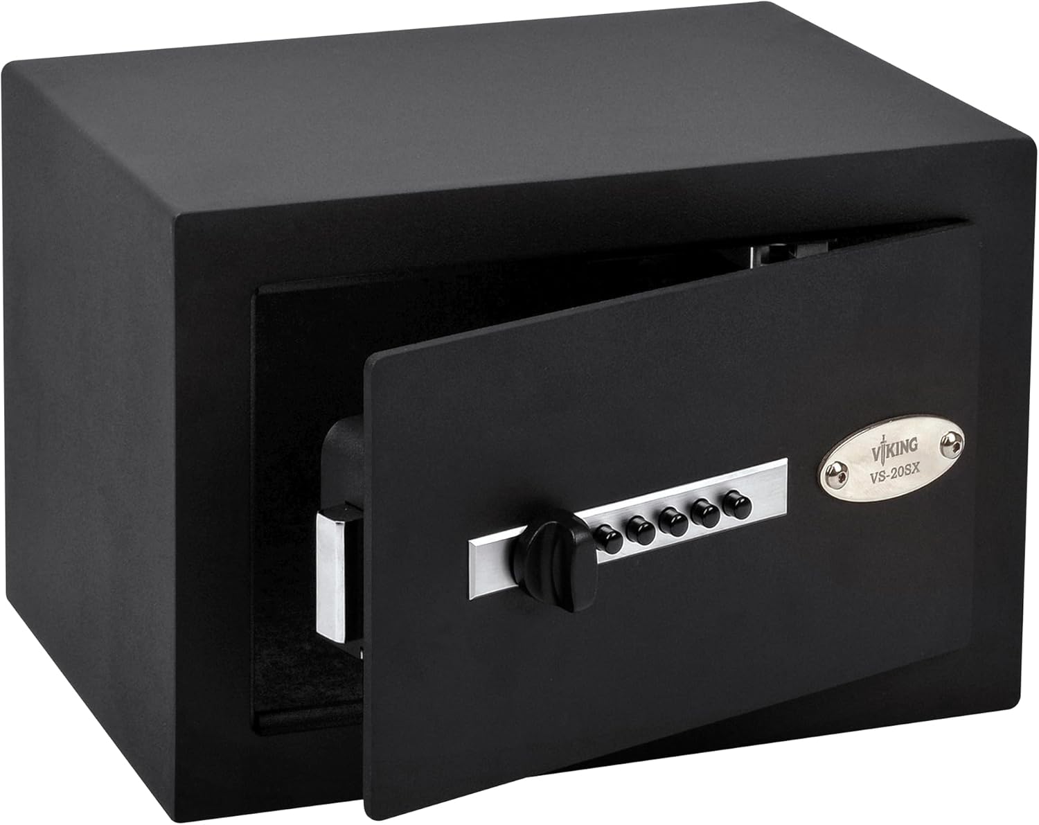 Viking Security Safe VS-12LSX Heavy Duty Mechanical Simplex Lock Two Gun Safe 2 Handgun Capacity Pistol with Security Cable Lock