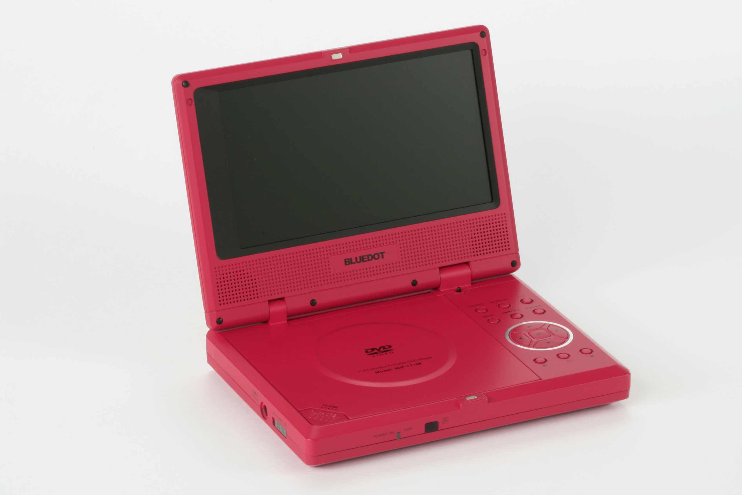 5751 ☆BLUEDOT BDP-1715R ポータブルDVDプレーヤー☆