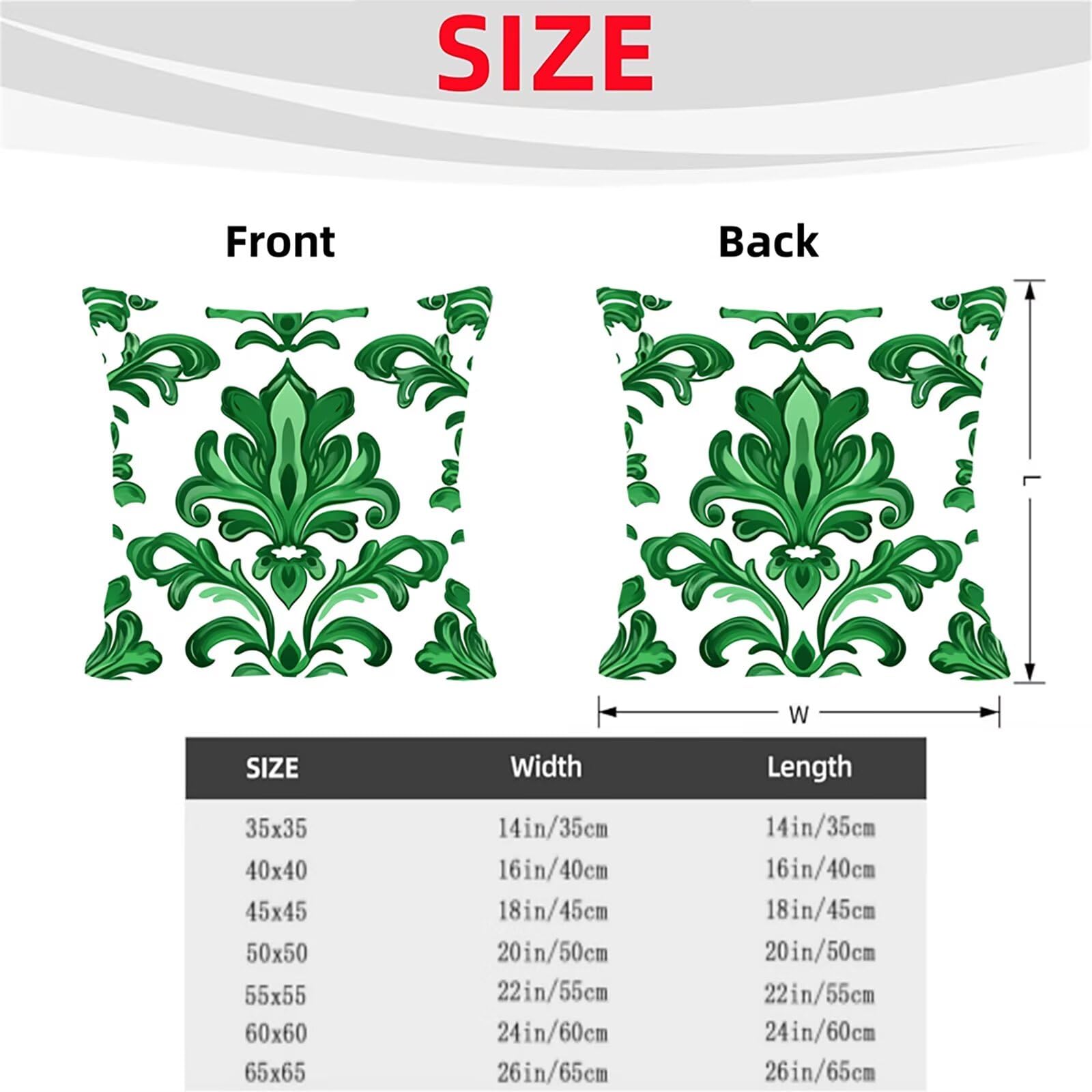 Kissenbezug 65 x 65 Outdoor Kissenbezug 65 x 65cm Doppelseitiger Druck Blau Deko Sofakissen Bezug Ländlich Quadrat Kopfkissen Bezug für Frühling Sofa Bett Deko, Geschenke für Frauen (Samt) BZ-15495