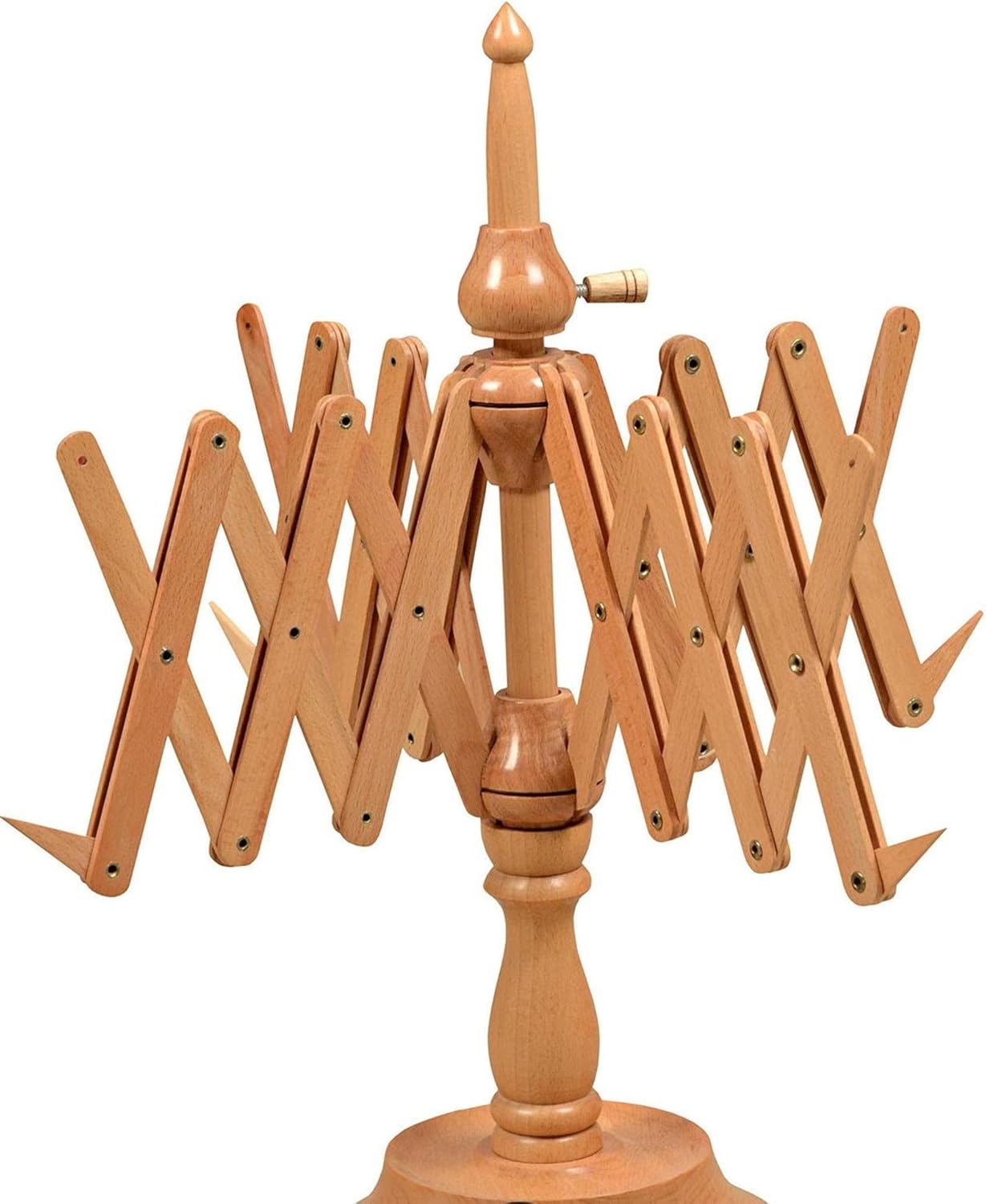 Combo - Wooden Yarn Winder & Table Top, Hand Operated Large Heavy Duty