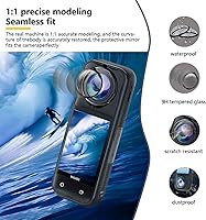 Vista 4 de X4 AIR Premium Lens Guards & 360x4 air Screen Protector for Insta360 X4 air accessories Outdoor Adventures,10H Optical Tempered Glass, 98%