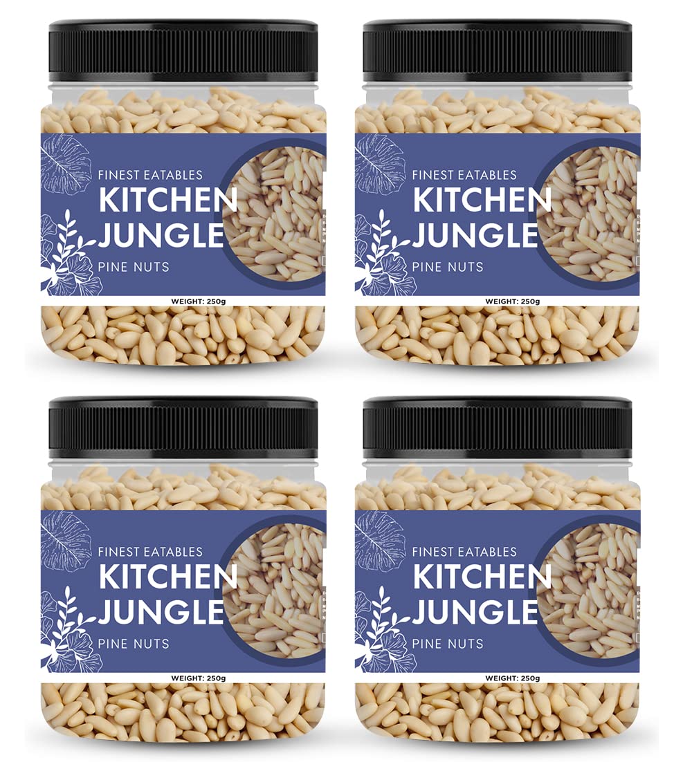 Kitchen Jungle Pine nuts 1kg (250gm*4 Jars)