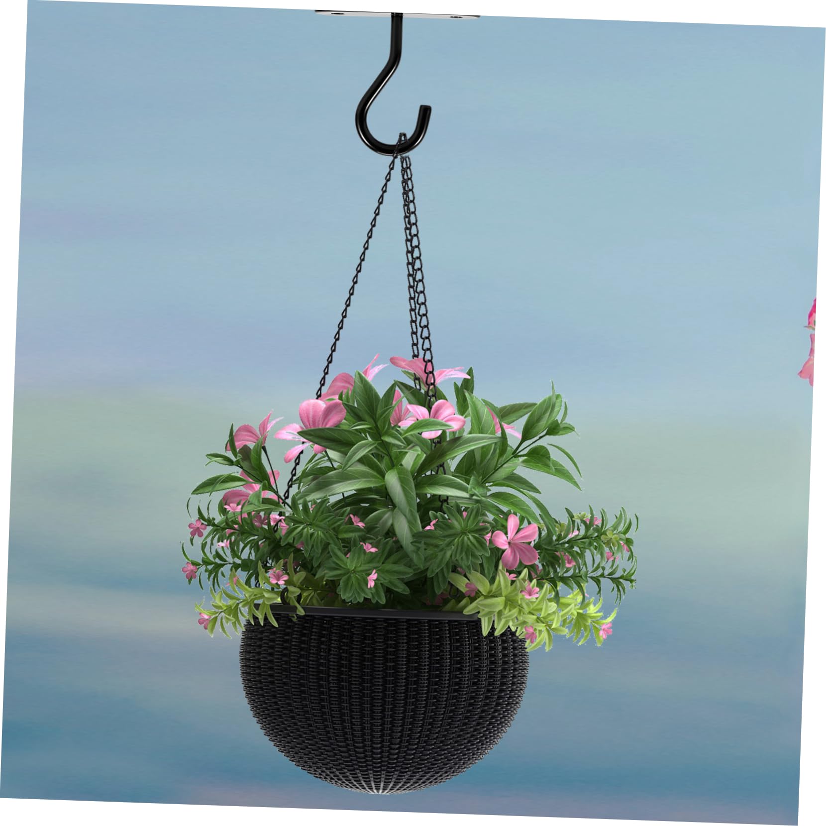 Gatuida 20 Ensembles Crochets de Plafond de Crochets Résistants pour Suspendre Plantes Fleurs Accessoires de Décoration Extérieur Intérieur