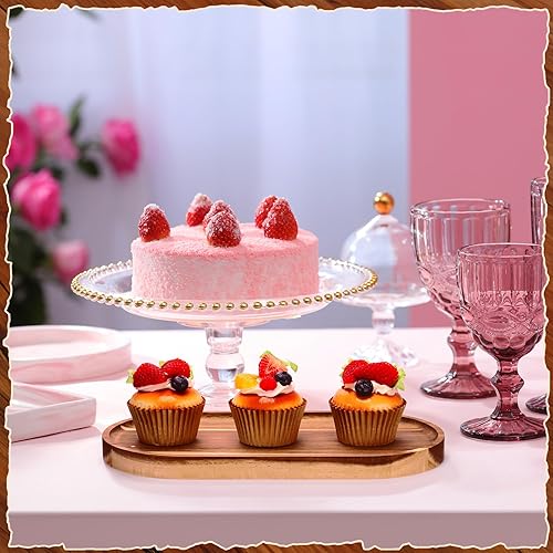 Miniatura 4 de Geetery 12 bandejas de madera de acacia rectangulares ovaladas de madera para queso, aperitivos y platos de cena para alimentos, verduras, frutas,