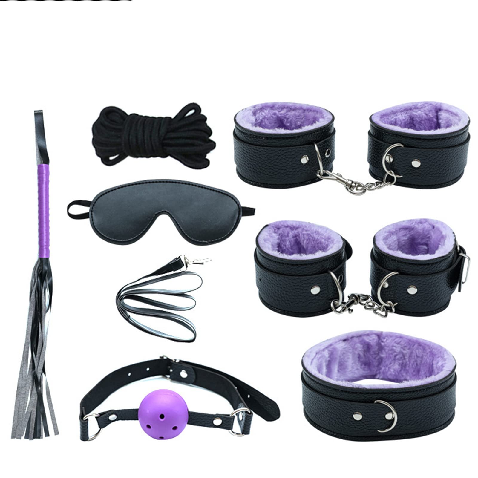 ZJZFL 7-piece set, purple, multipurpose, can be used in any scene