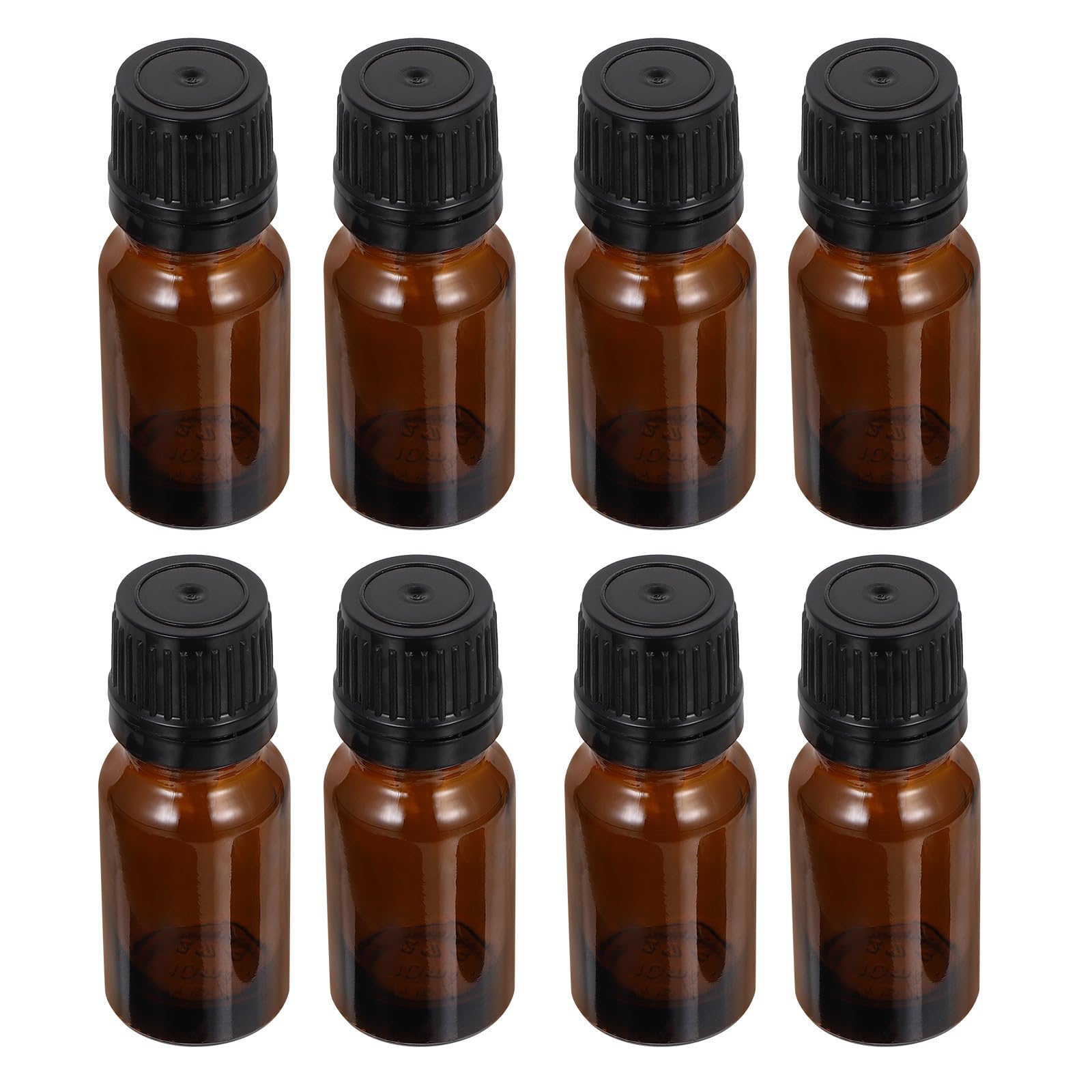 Flacons en verre huiles essentielles cosmétiques de voyage lot de 24 indispensables bien-être