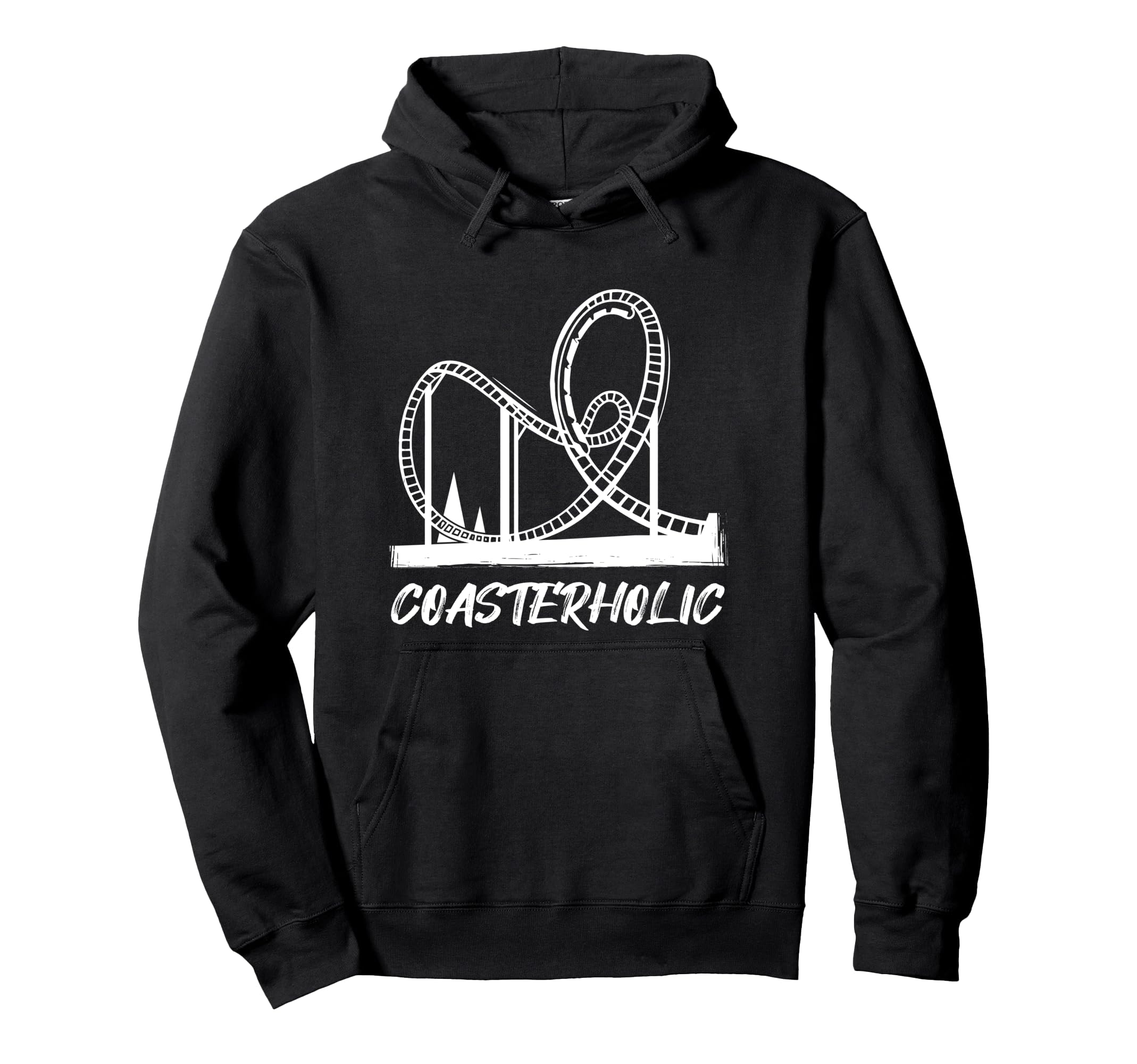 Coasterholic RollerCoaster Roller Coaster Pullover Hoodie