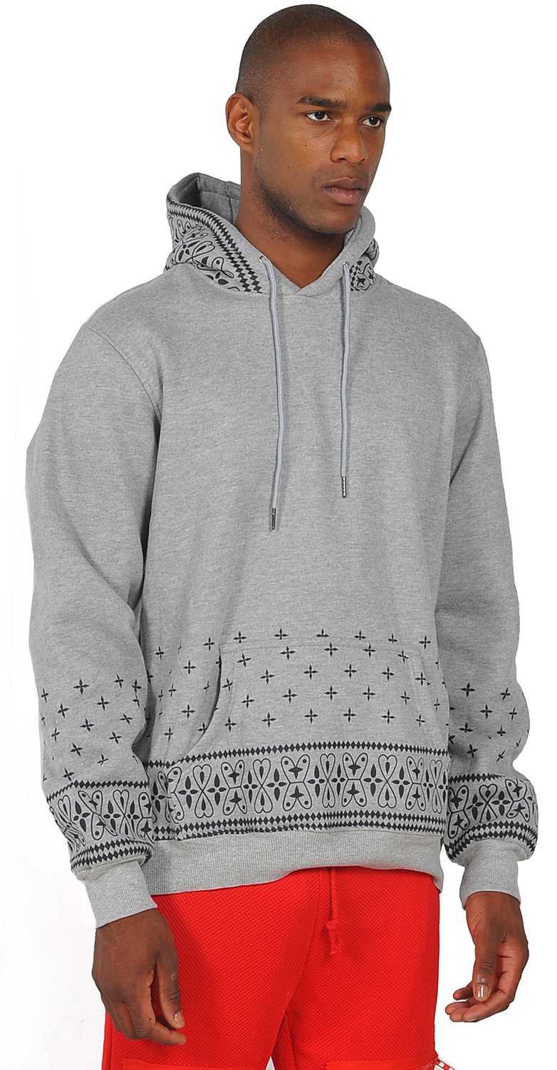 PIZOFF Unisex Paisley Hoody Sweatshirts