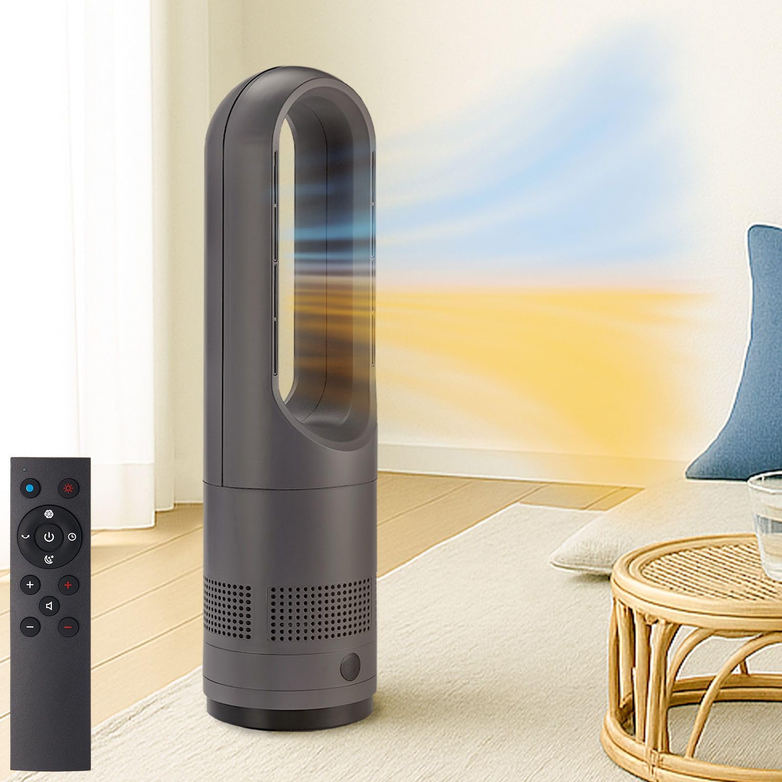 Amazon | 【オールシーズンに、対応。】 ONE STEP 扇風機 タワーファン